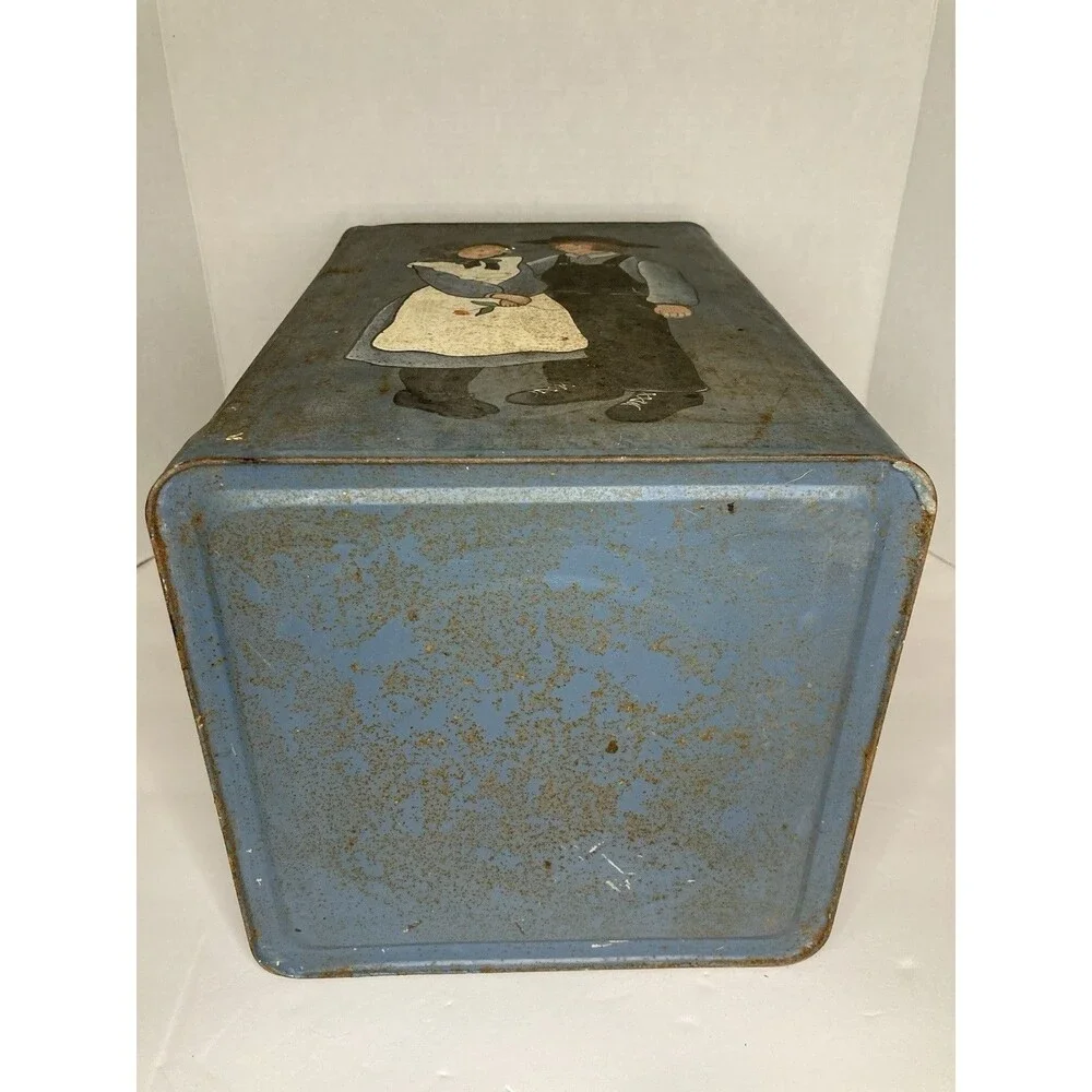 Tin Berry Bucket Pail w/ Lid Farmhouse Country Cottagecore Hand Painted